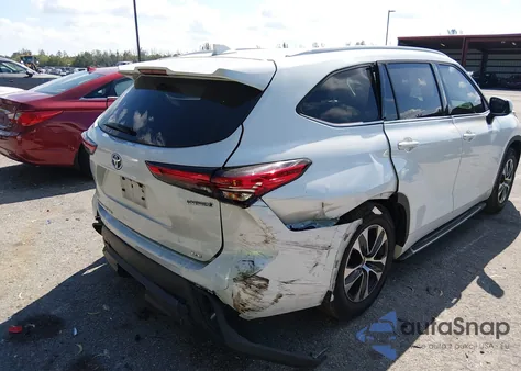 2022 Toyota Highlander Hybrid Xle из США, поврежденный, VIN 5TDGARAH0NS512558